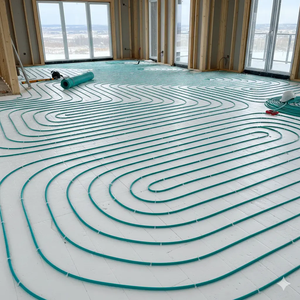 yerden ısıtma borulaması