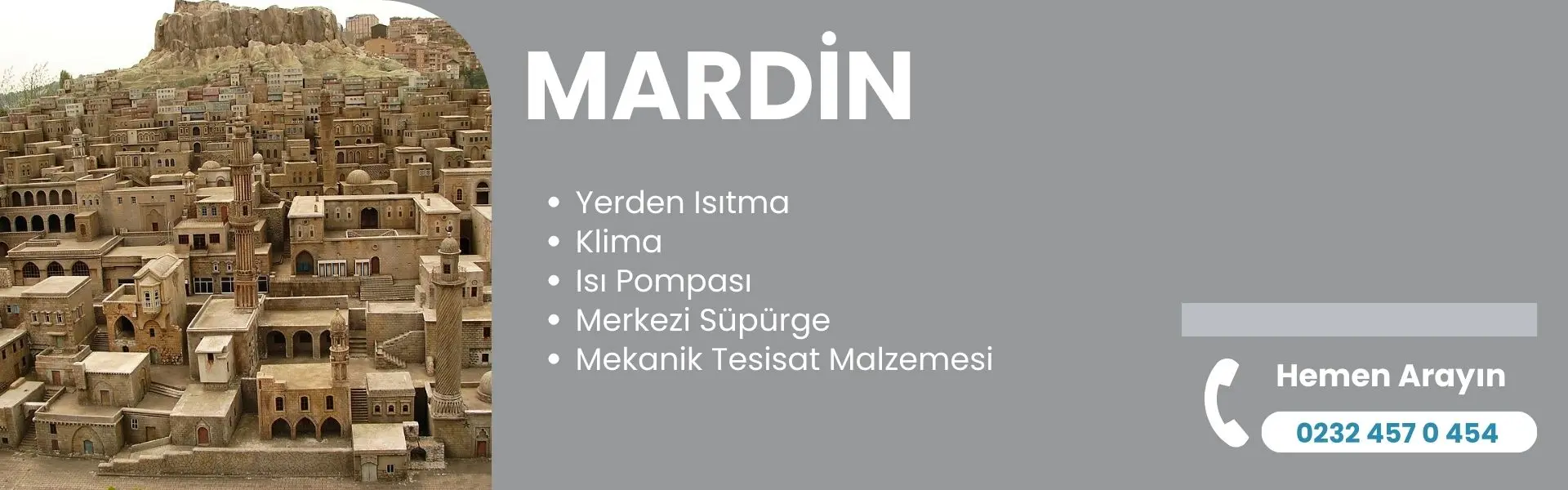 mardin yerden ısıtma