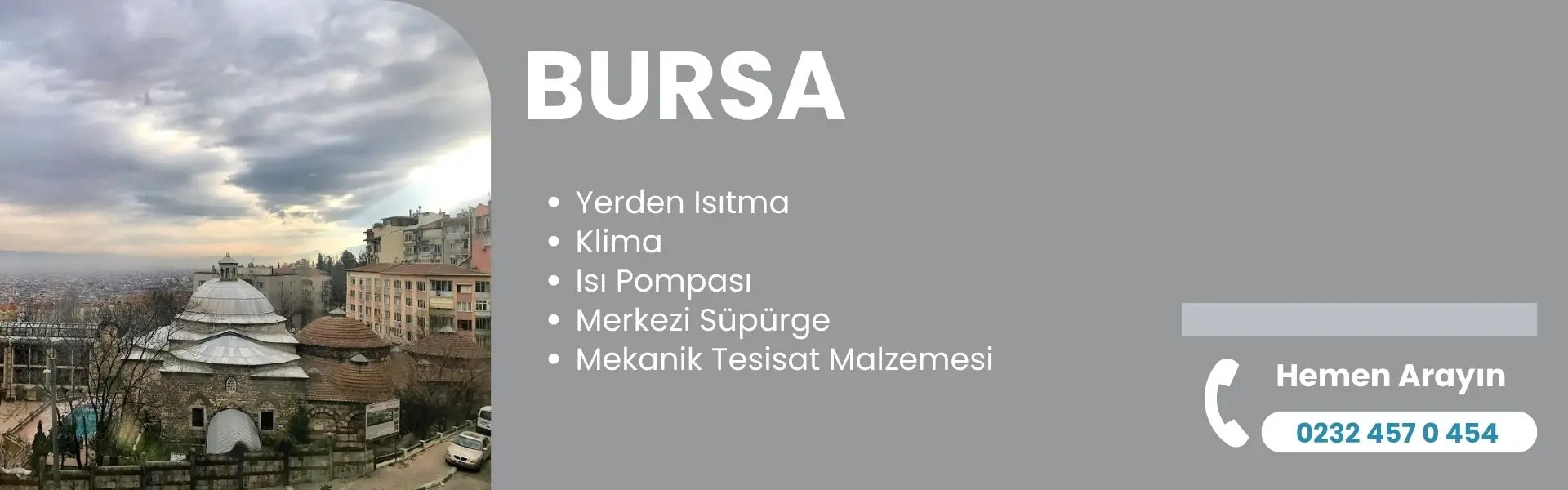 bursa yerden ısıtma