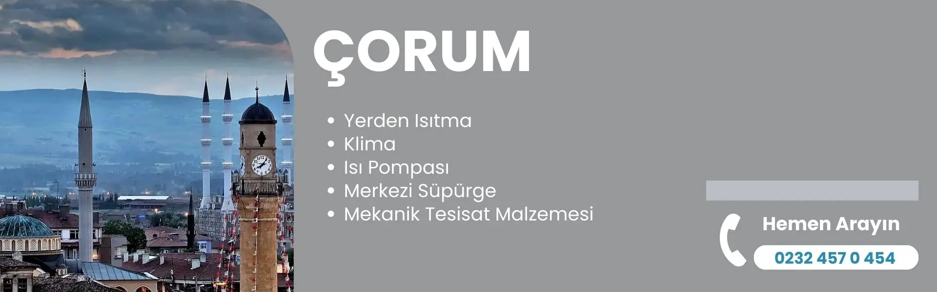 çorum yerden ısıtma