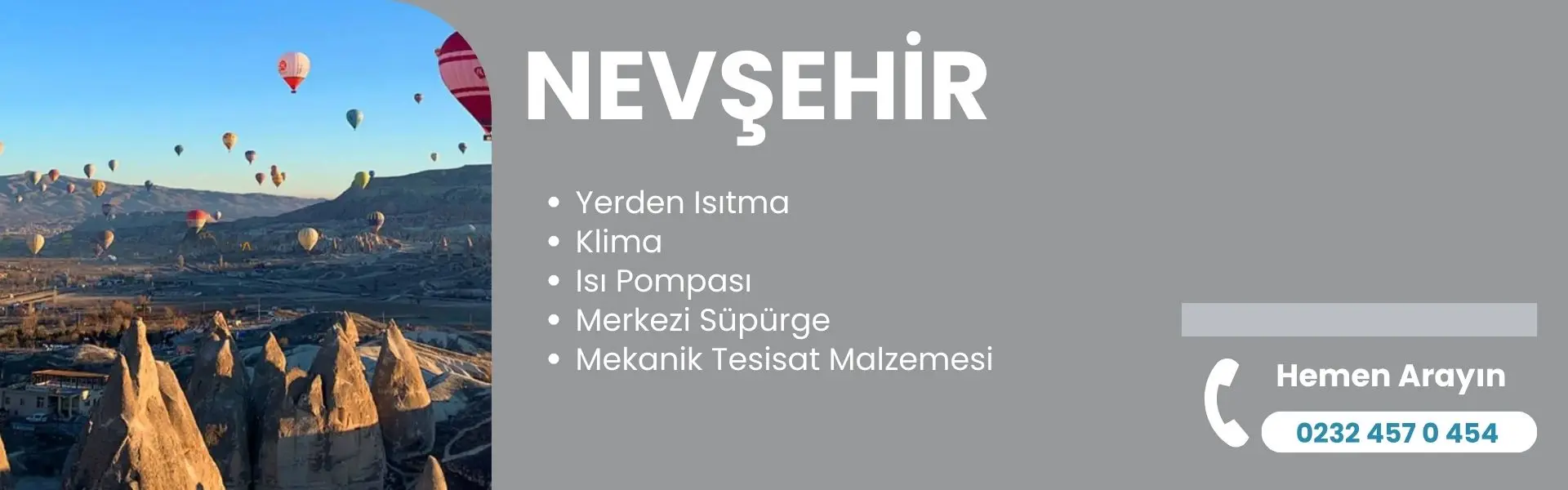 nevsehir yerden ısıtma
