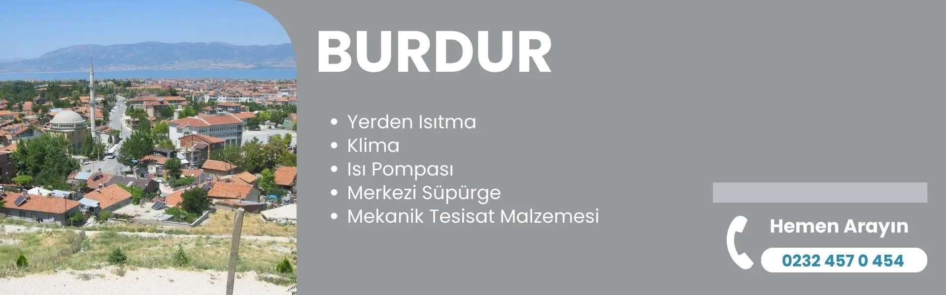 BURDUR yerden ısıtma