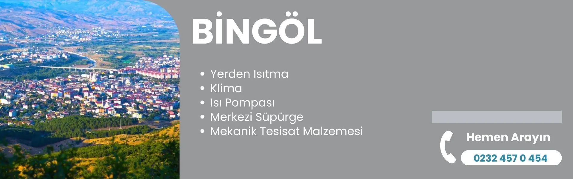 bingöl yerden ısıtma