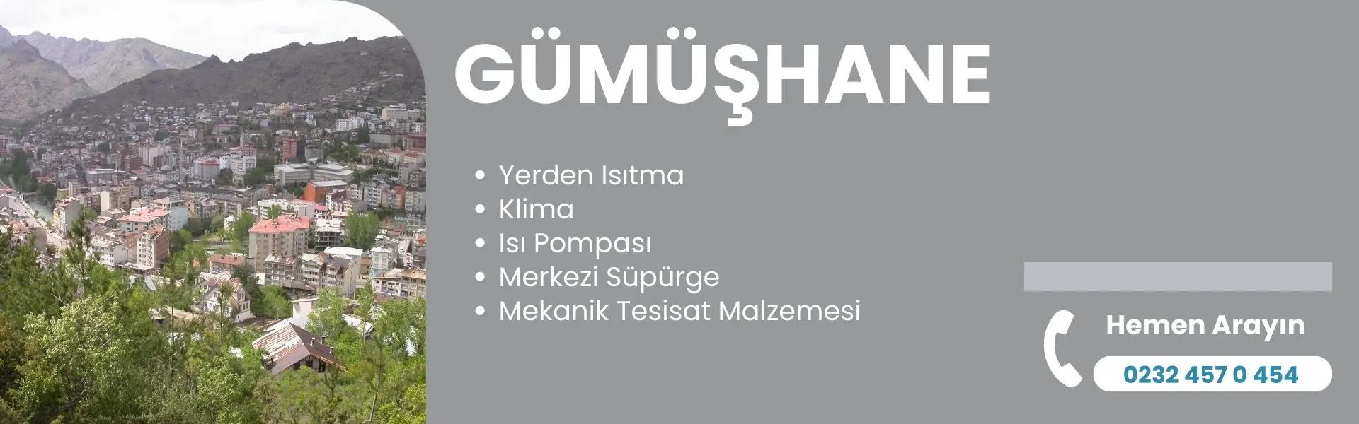 gümüşhane yerden ısıtma