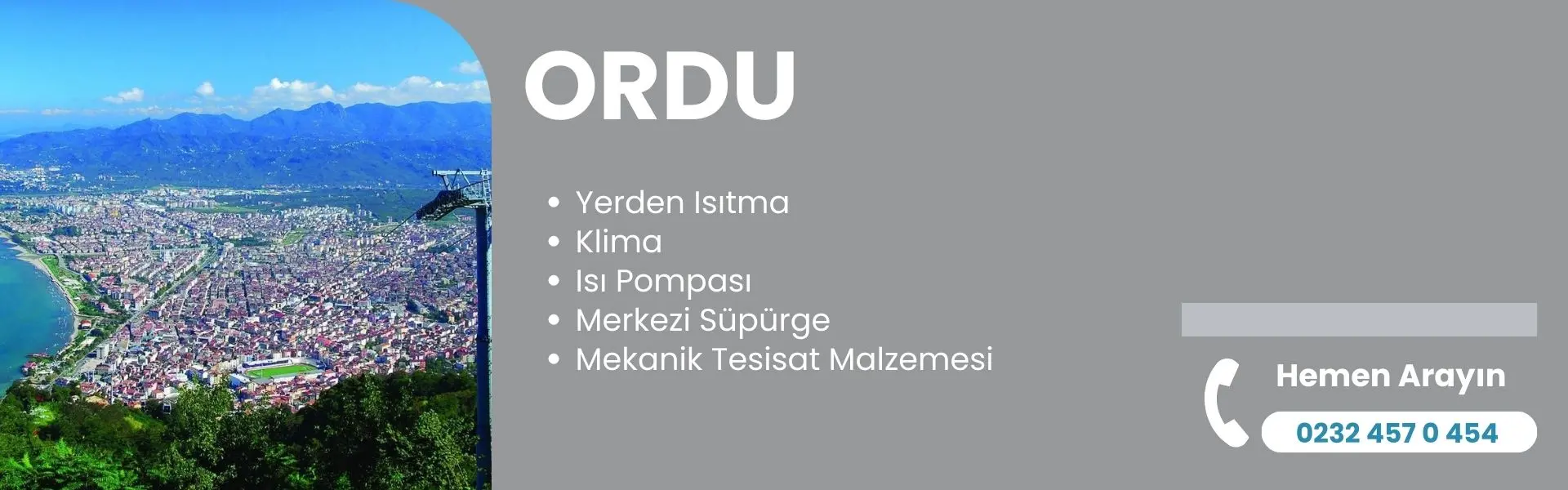 ordu yerden ısıtma