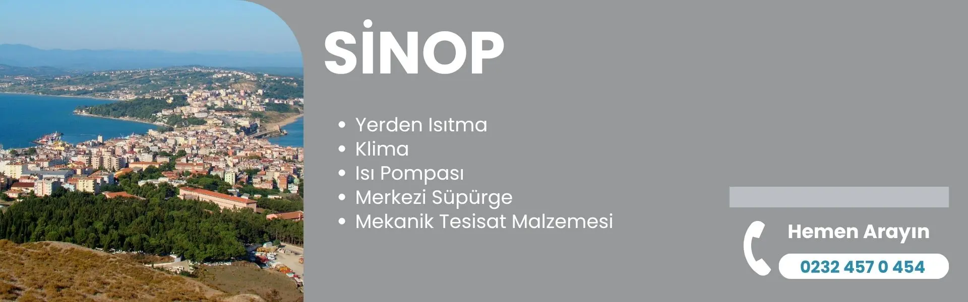 sinop yerden ısıtma